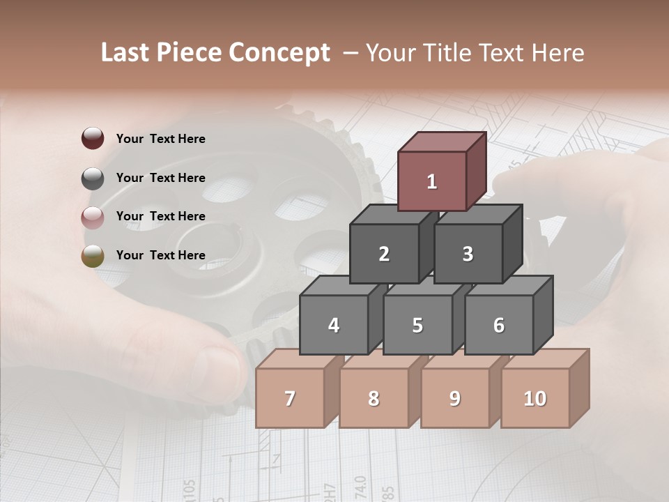 Technology Tools Calipers PowerPoint Template