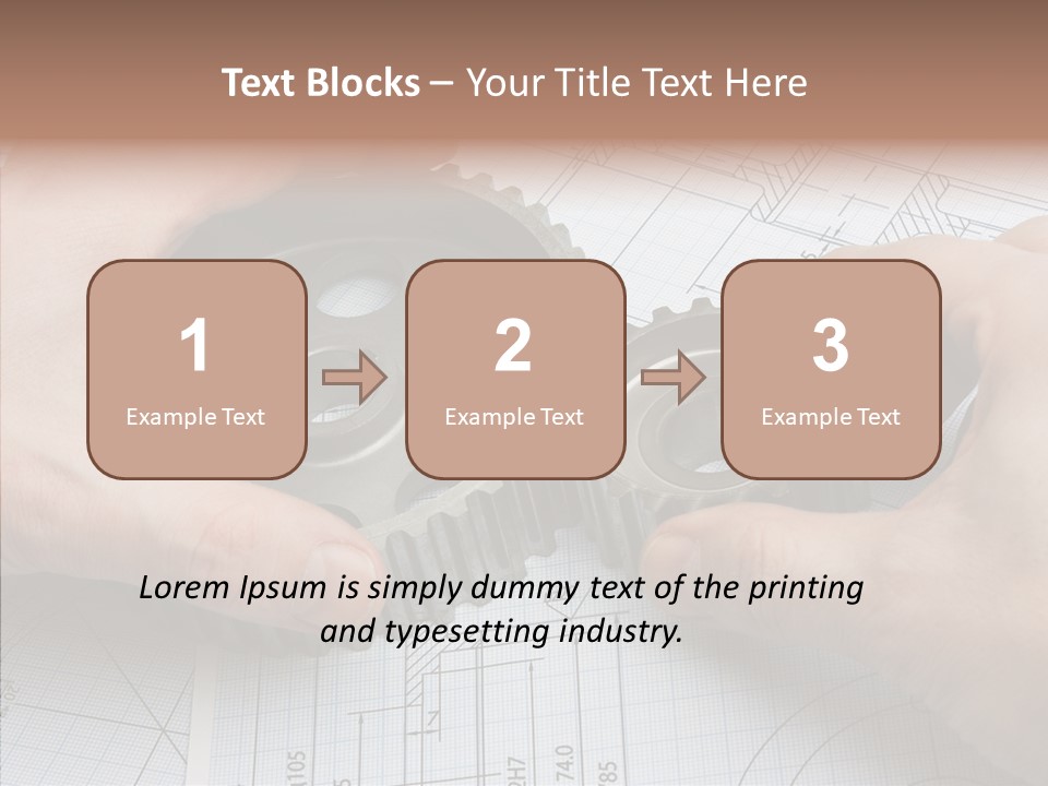 Technology Tools Calipers PowerPoint Template
