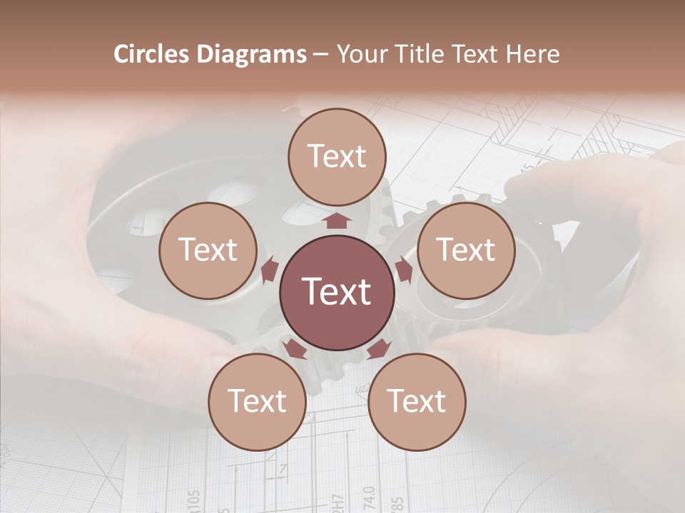 Technology Tools Calipers PowerPoint Template
