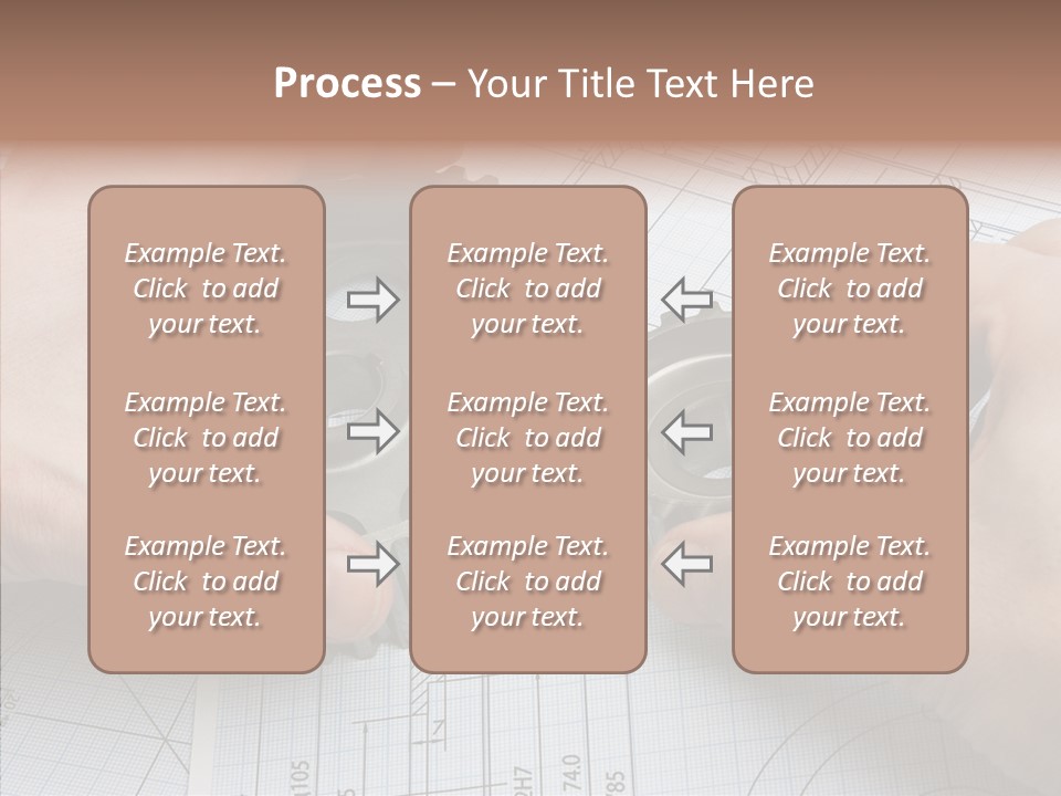 Technology Tools Calipers PowerPoint Template