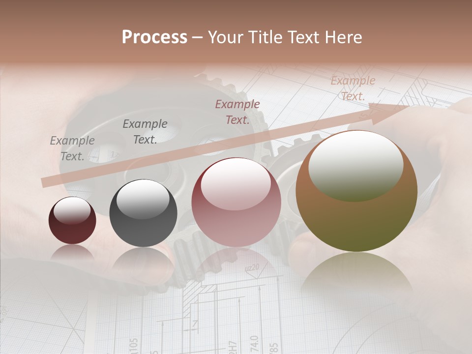Technology Tools Calipers PowerPoint Template