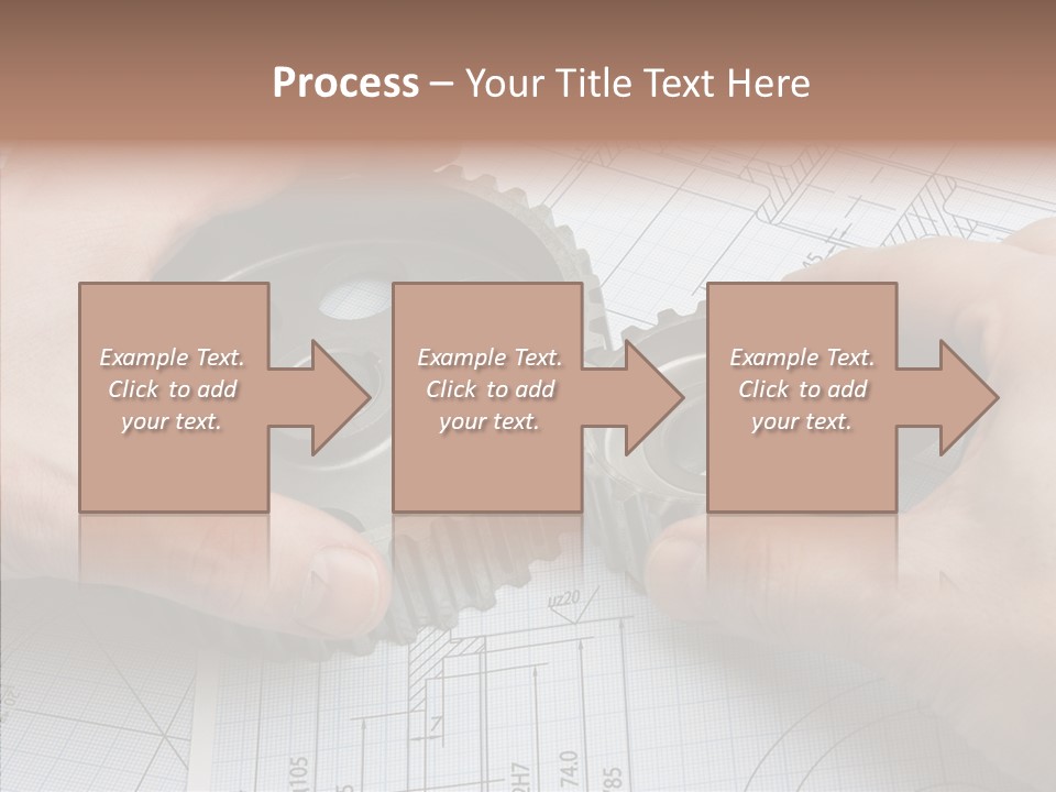 Technology Tools Calipers PowerPoint Template