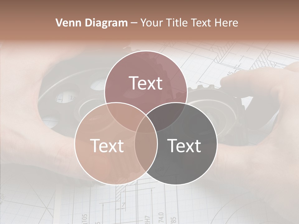 Technology Tools Calipers PowerPoint Template