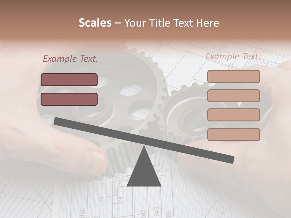 Technology Tools Calipers PowerPoint Template