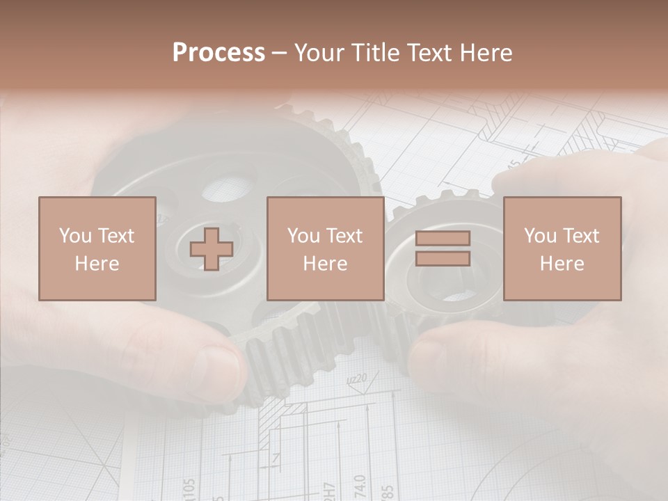Technology Tools Calipers PowerPoint Template