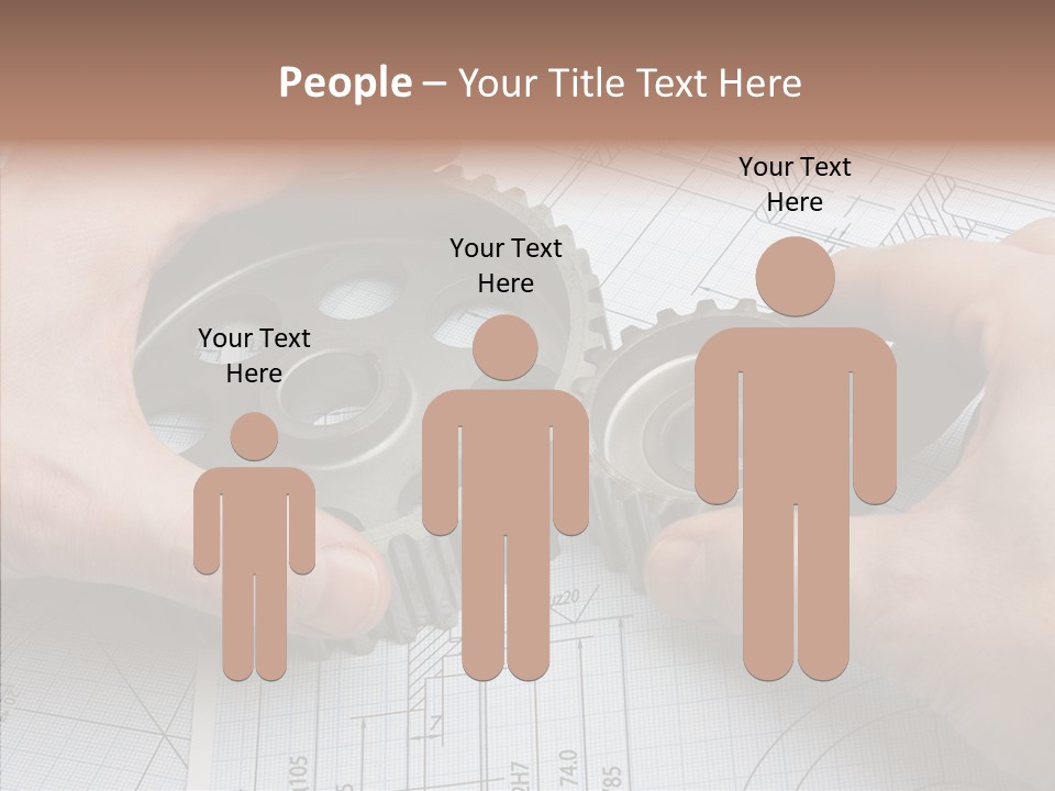 Technology Tools Calipers PowerPoint Template
