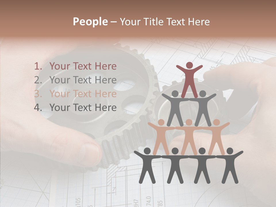 Technology Tools Calipers PowerPoint Template