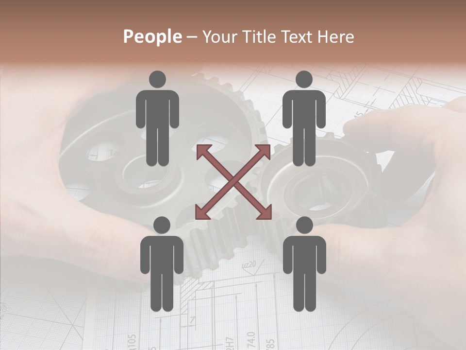 Technology Tools Calipers PowerPoint Template