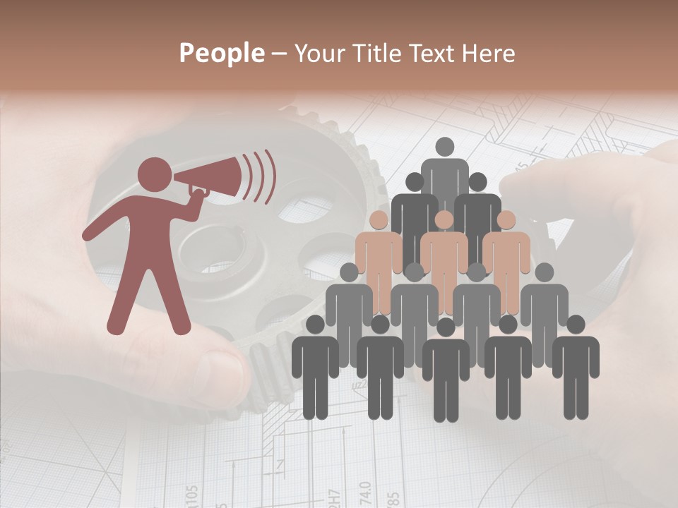 Technology Tools Calipers PowerPoint Template