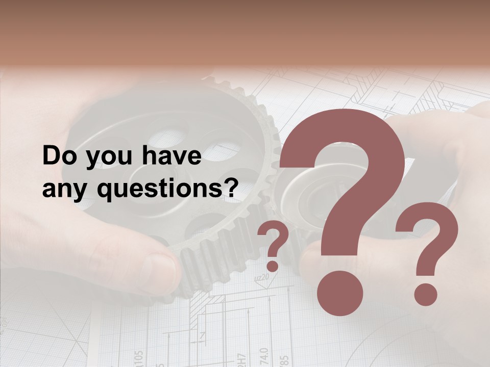 Technology Tools Calipers PowerPoint Template