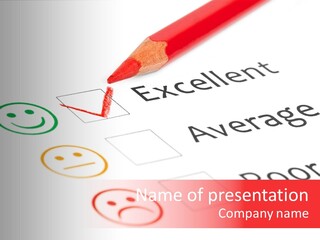 Checklist Questionnaire Choice PowerPoint Template