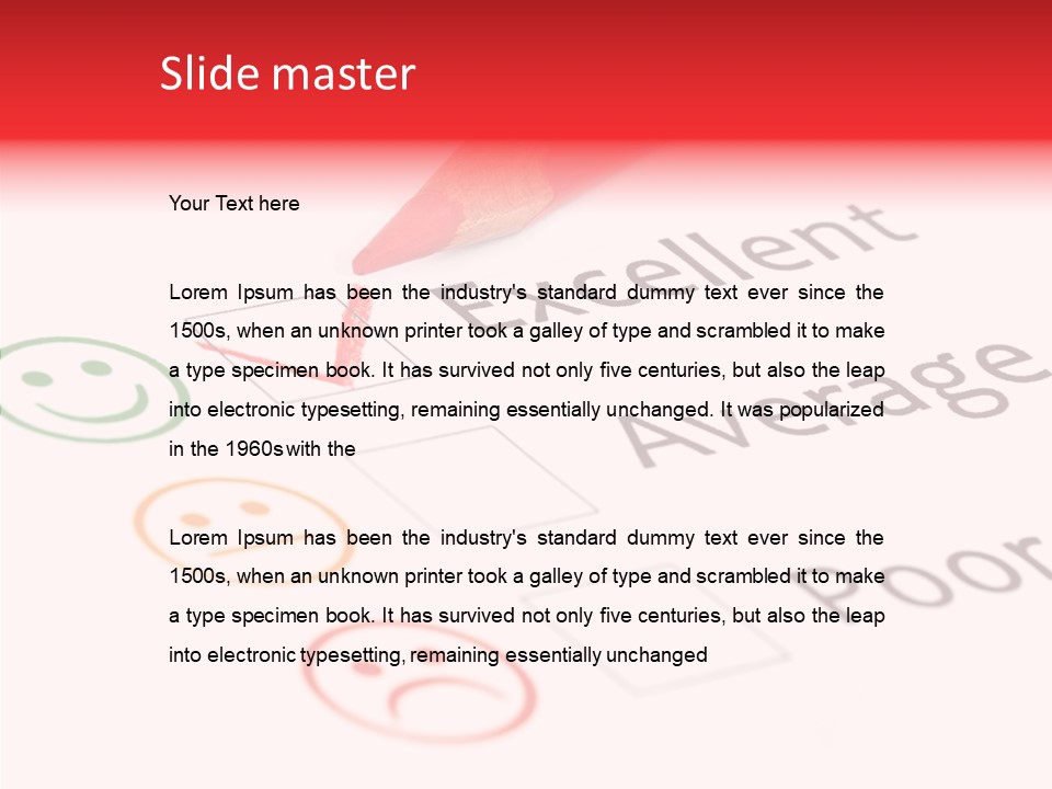Checklist Questionnaire Choice PowerPoint Template