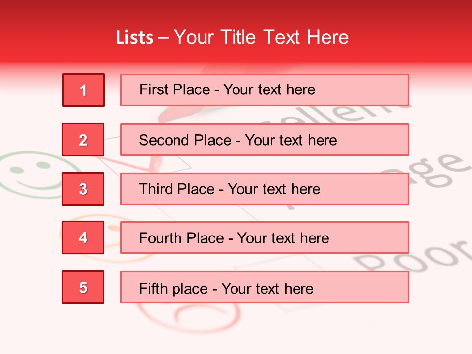Checklist Questionnaire Choice PowerPoint Template