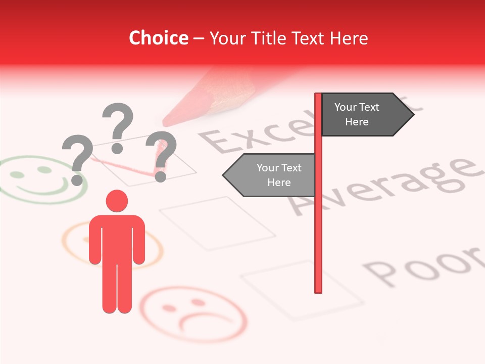 Checklist Questionnaire Choice PowerPoint Template