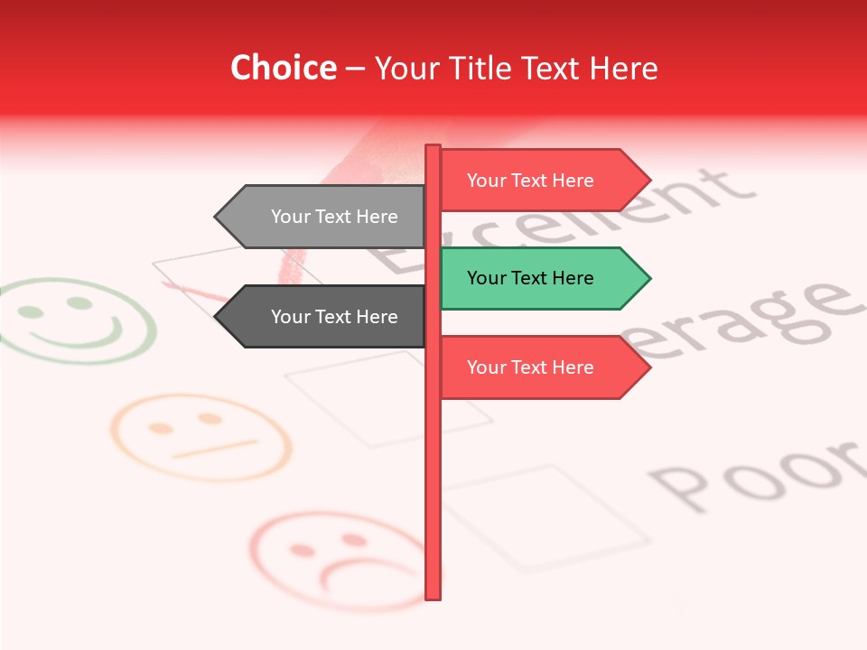 Checklist Questionnaire Choice PowerPoint Template