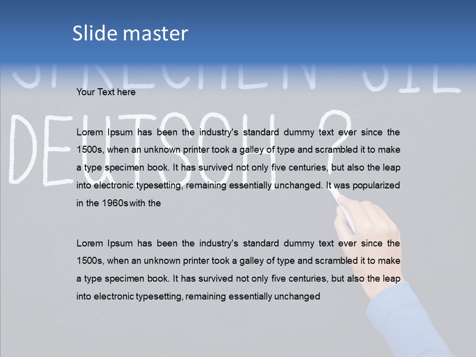 Foreign Girl Student PowerPoint Template