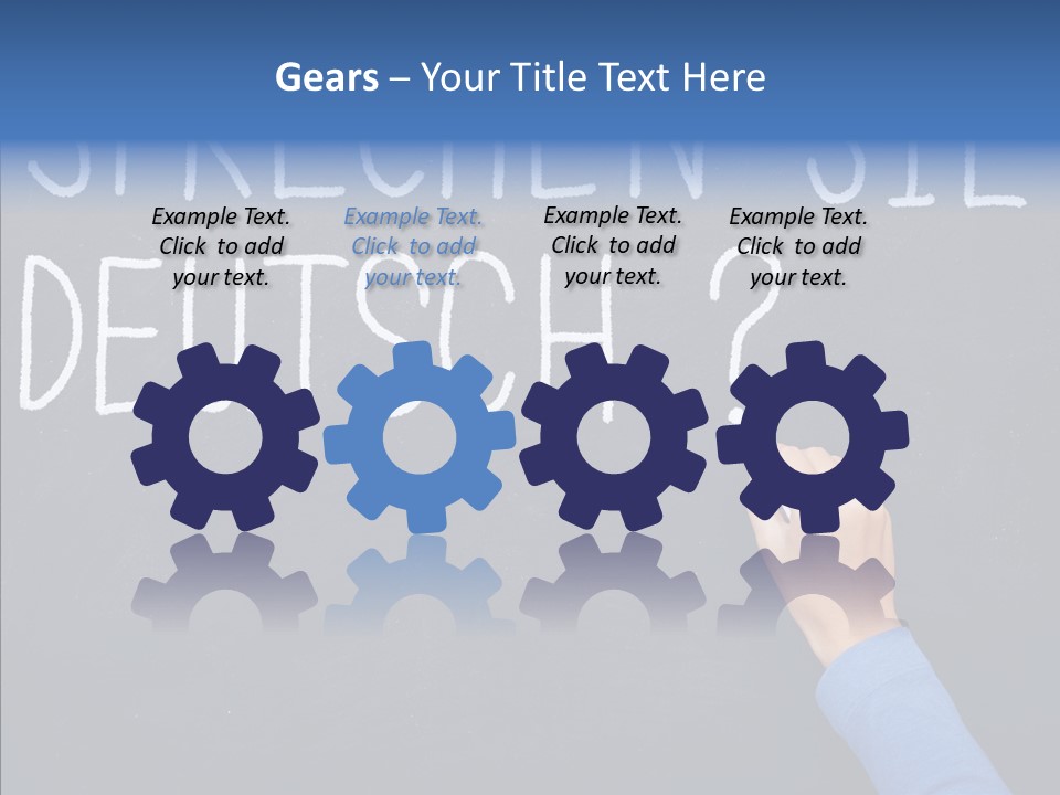 Foreign Girl Student PowerPoint Template