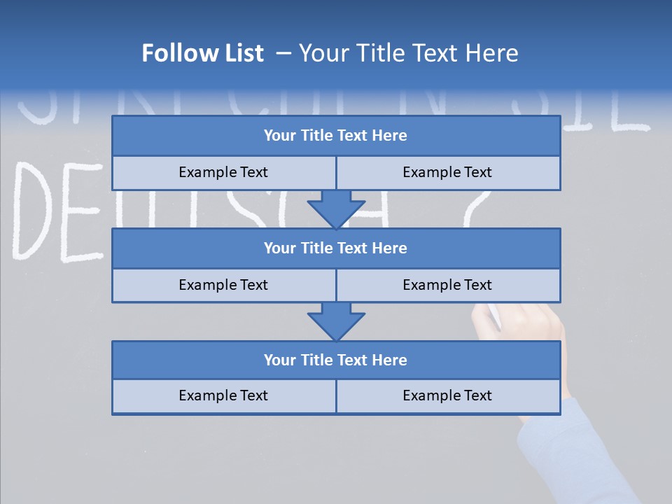 Foreign Girl Student PowerPoint Template