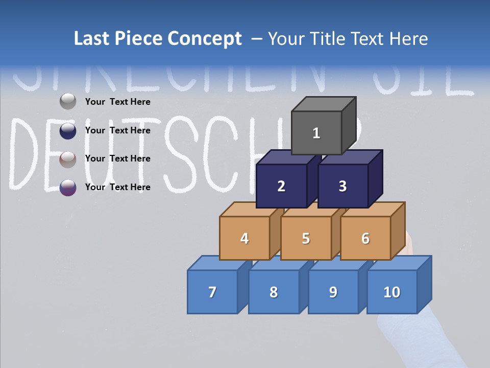 Foreign Girl Student PowerPoint Template