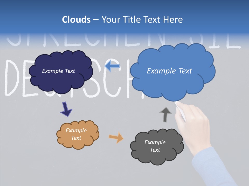 Foreign Girl Student PowerPoint Template