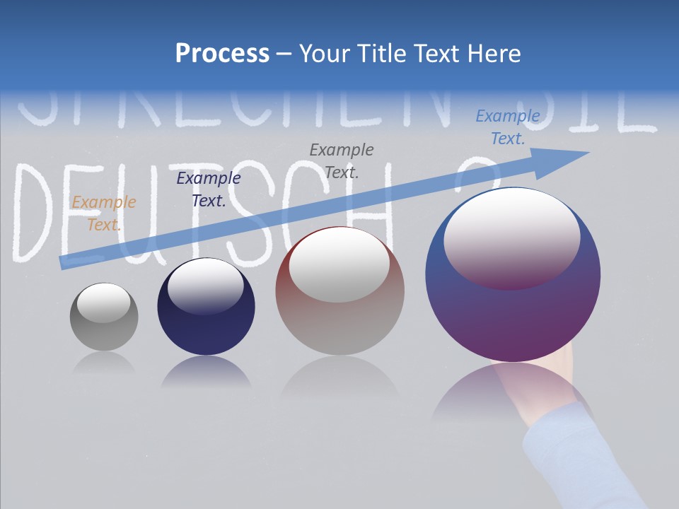 Foreign Girl Student PowerPoint Template