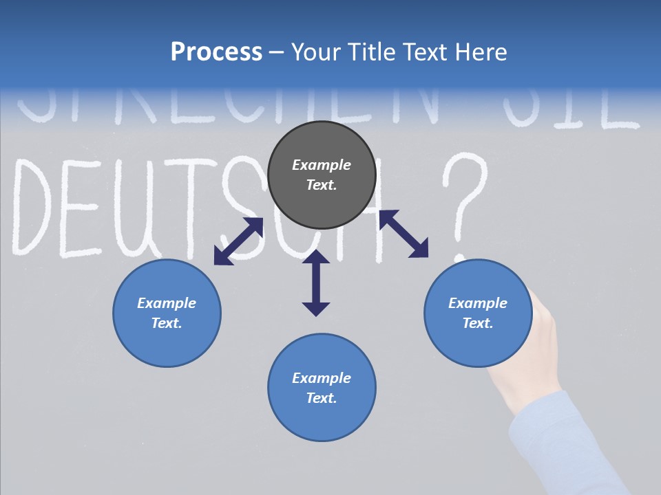 Foreign Girl Student PowerPoint Template