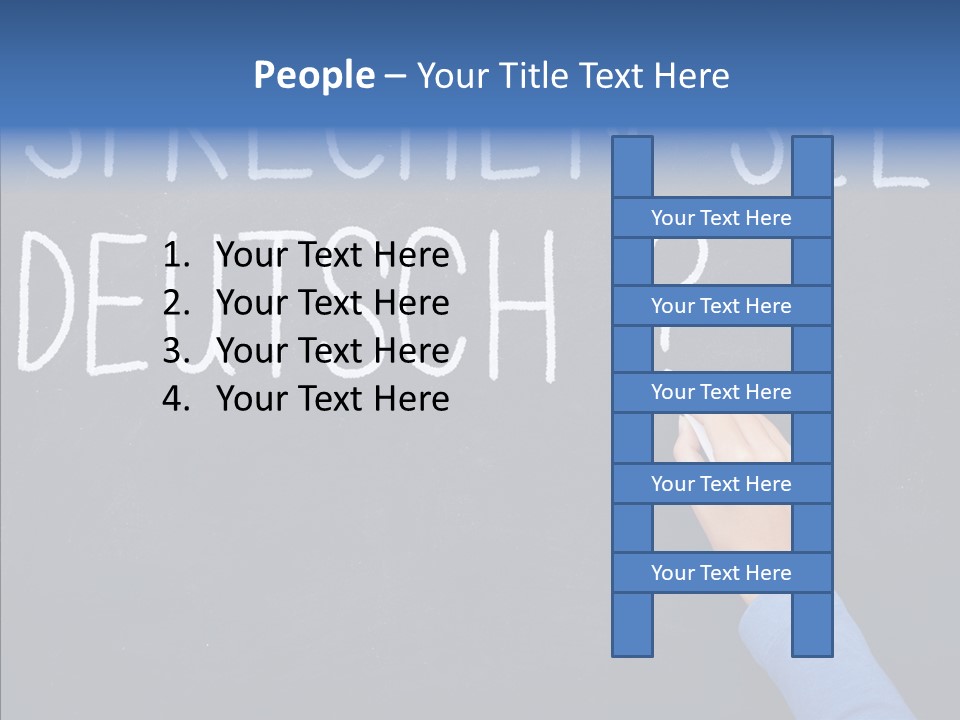 Foreign Girl Student PowerPoint Template