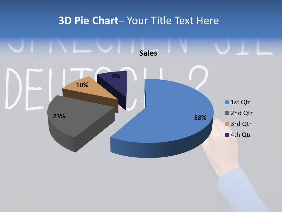 Foreign Girl Student PowerPoint Template