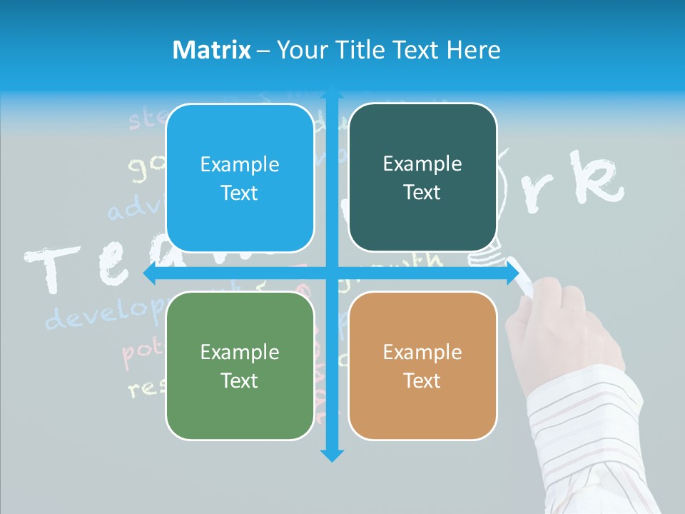 Vision Teamwork Motivate PowerPoint Template