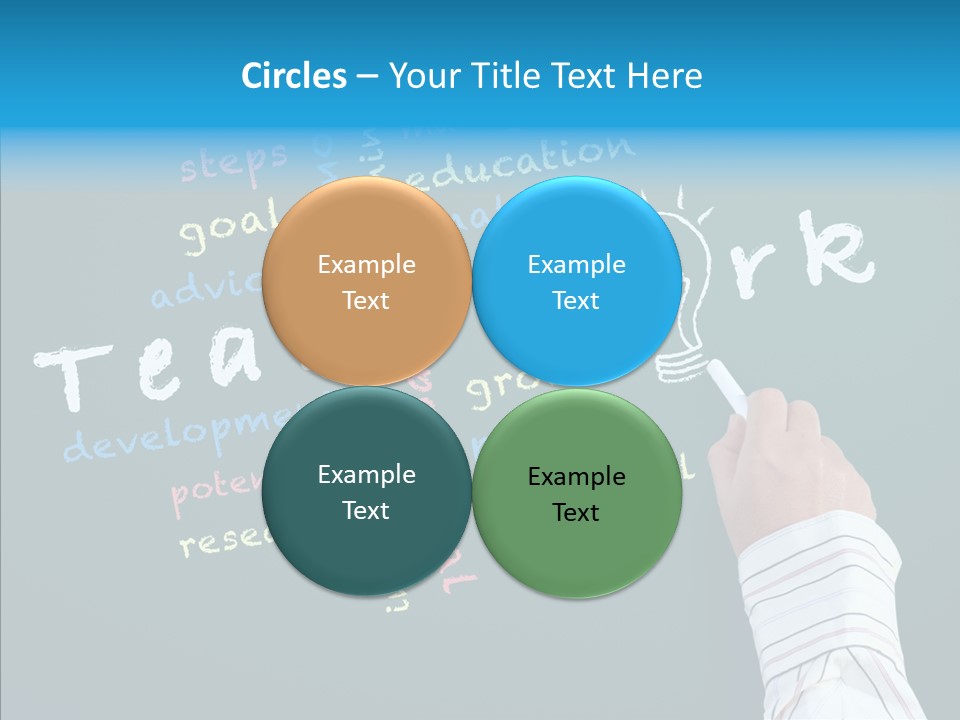 Vision Teamwork Motivate PowerPoint Template