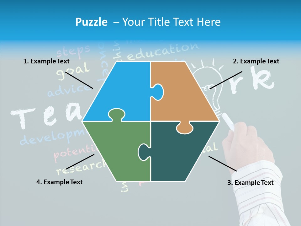Vision Teamwork Motivate PowerPoint Template