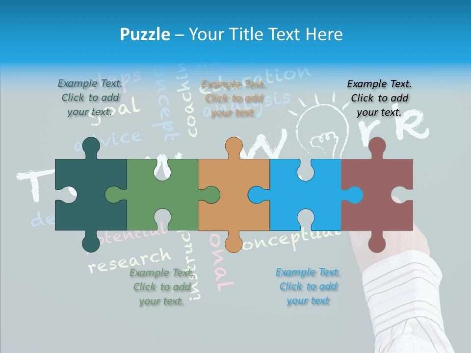 Vision Teamwork Motivate PowerPoint Template