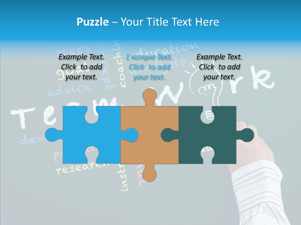 Vision Teamwork Motivate PowerPoint Template