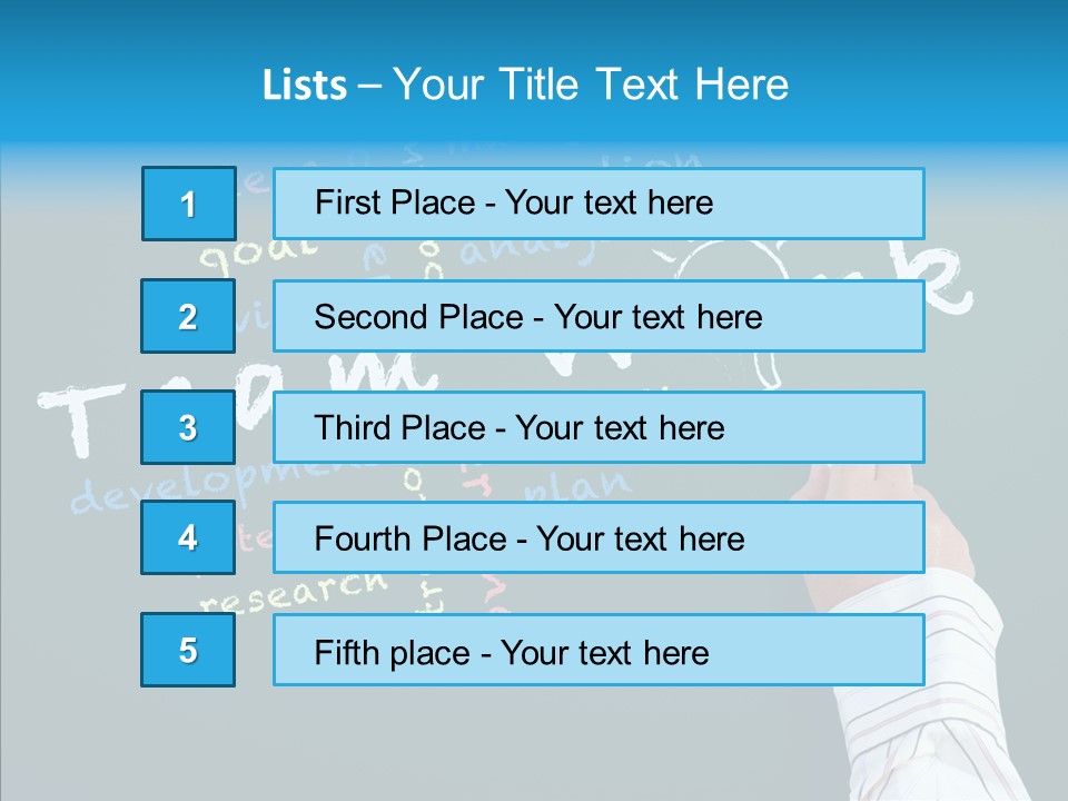 Vision Teamwork Motivate PowerPoint Template