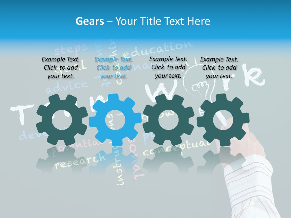 Vision Teamwork Motivate PowerPoint Template