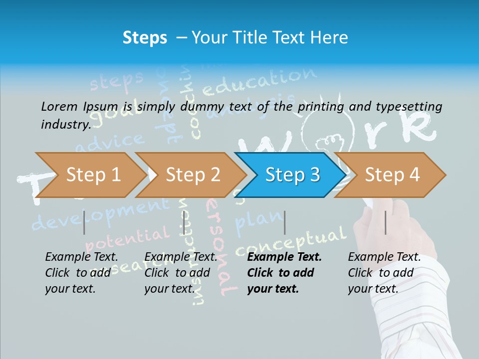 Vision Teamwork Motivate PowerPoint Template