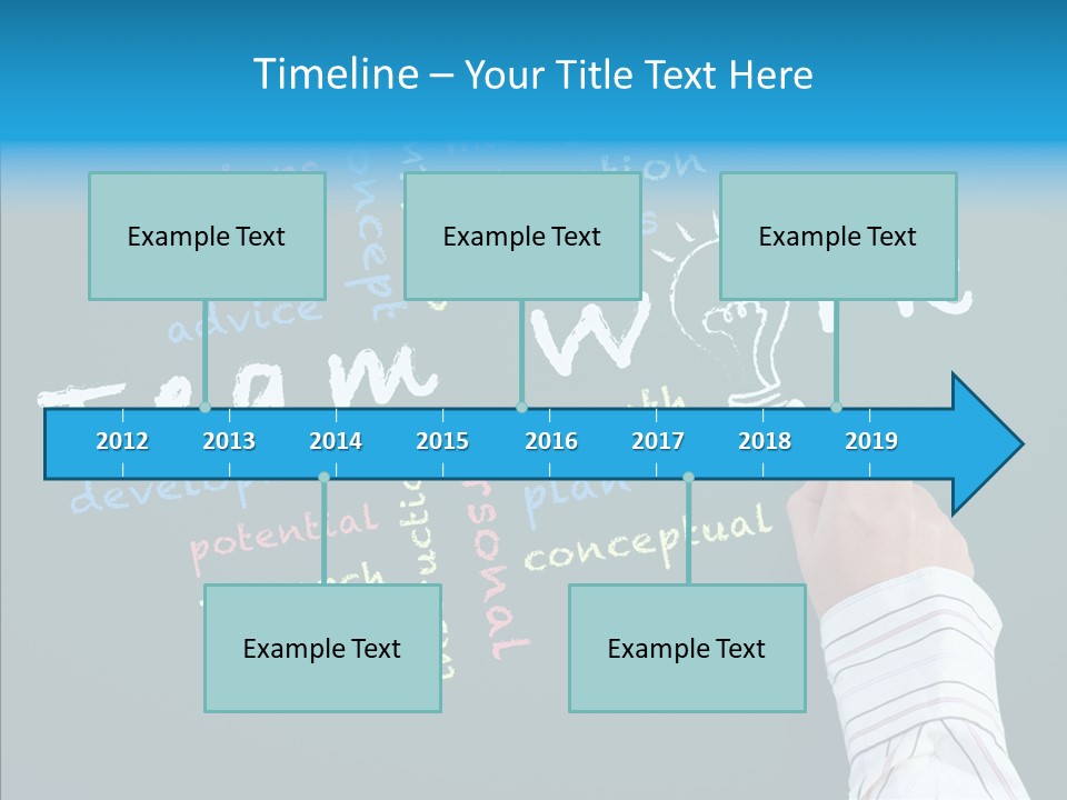 Vision Teamwork Motivate PowerPoint Template