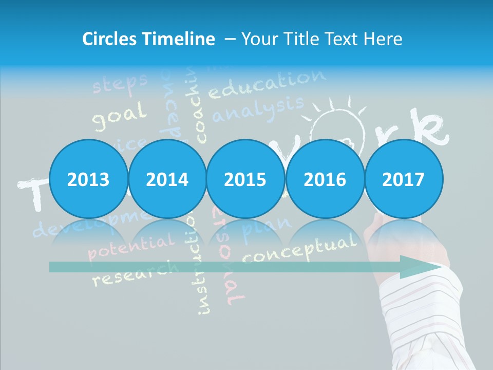 Vision Teamwork Motivate PowerPoint Template