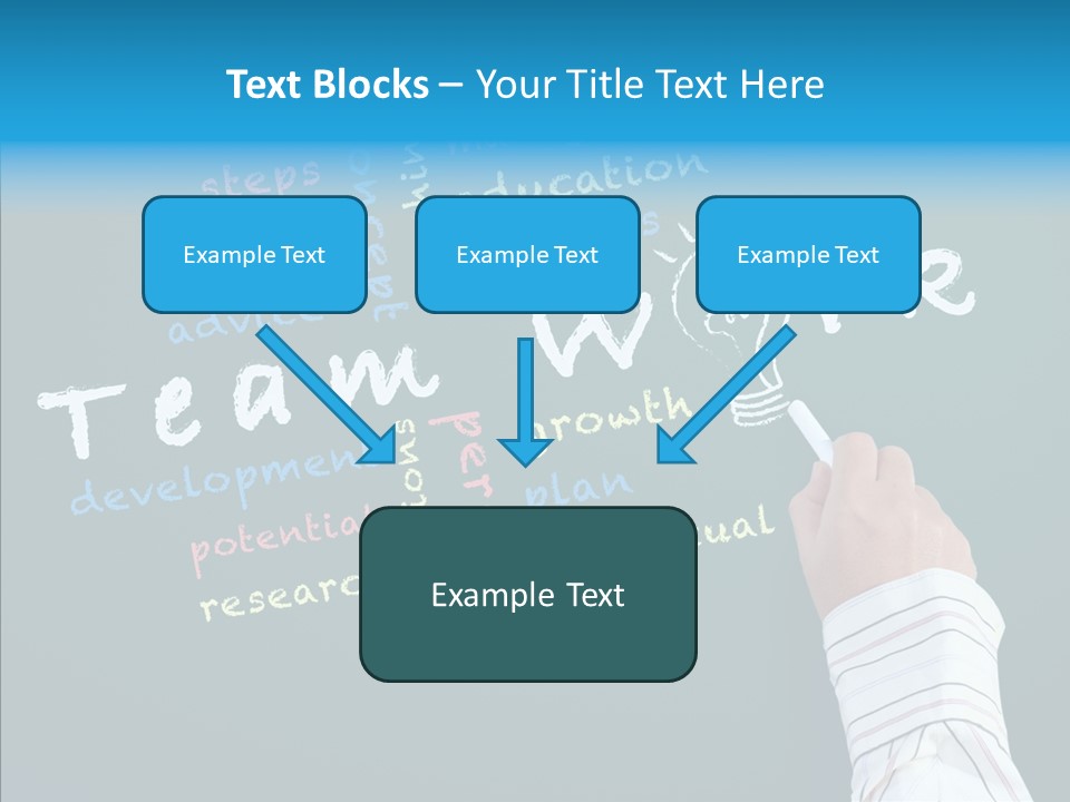 Vision Teamwork Motivate PowerPoint Template