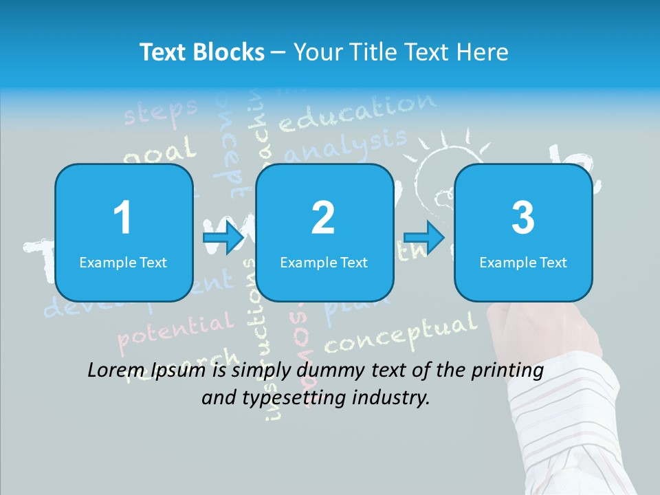Vision Teamwork Motivate PowerPoint Template