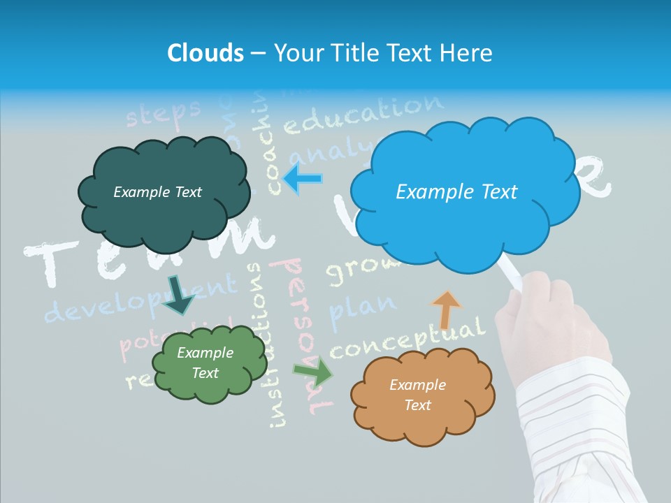 Vision Teamwork Motivate PowerPoint Template