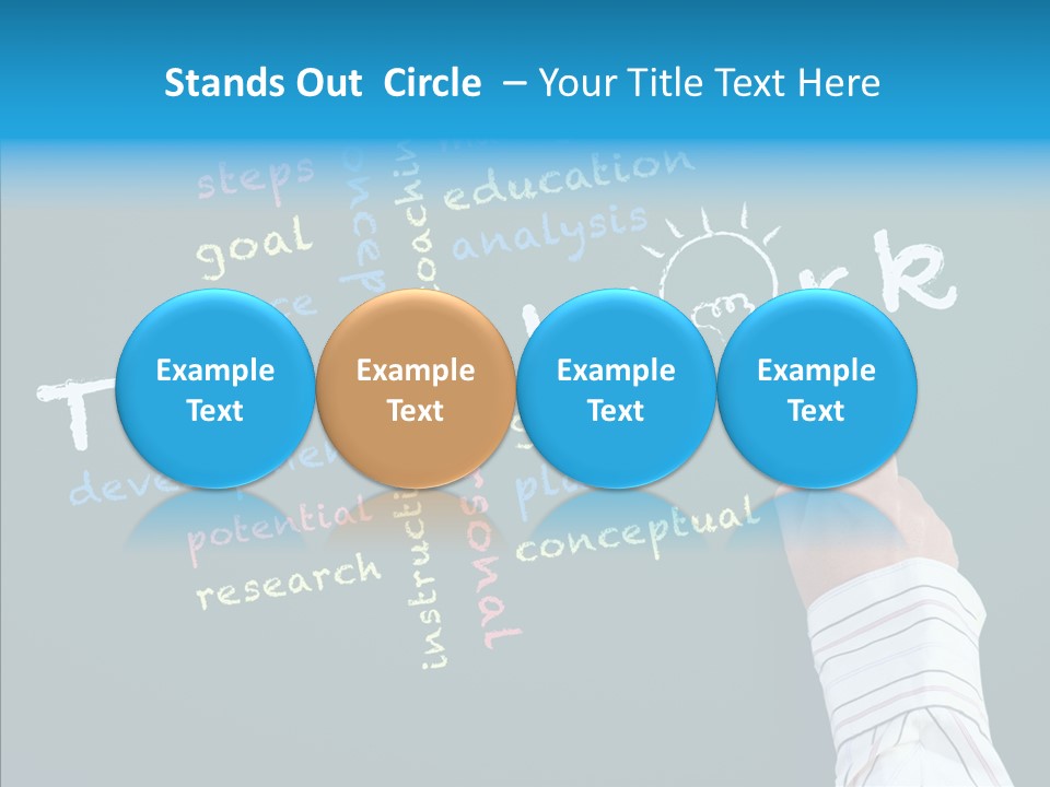 Vision Teamwork Motivate PowerPoint Template