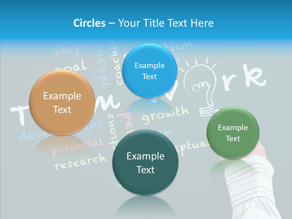 Vision Teamwork Motivate PowerPoint Template