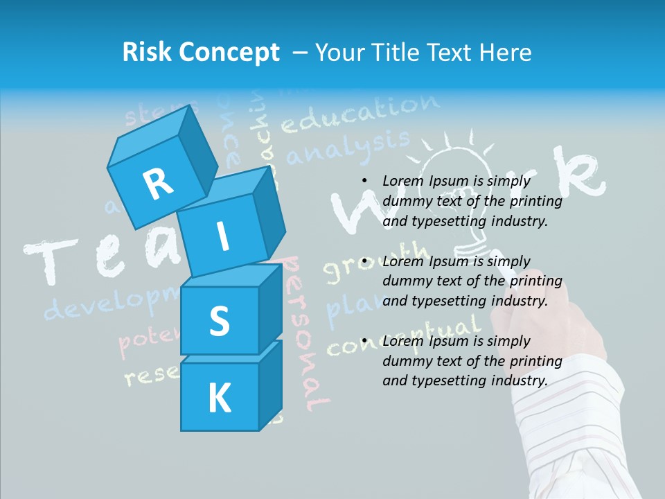 Vision Teamwork Motivate PowerPoint Template