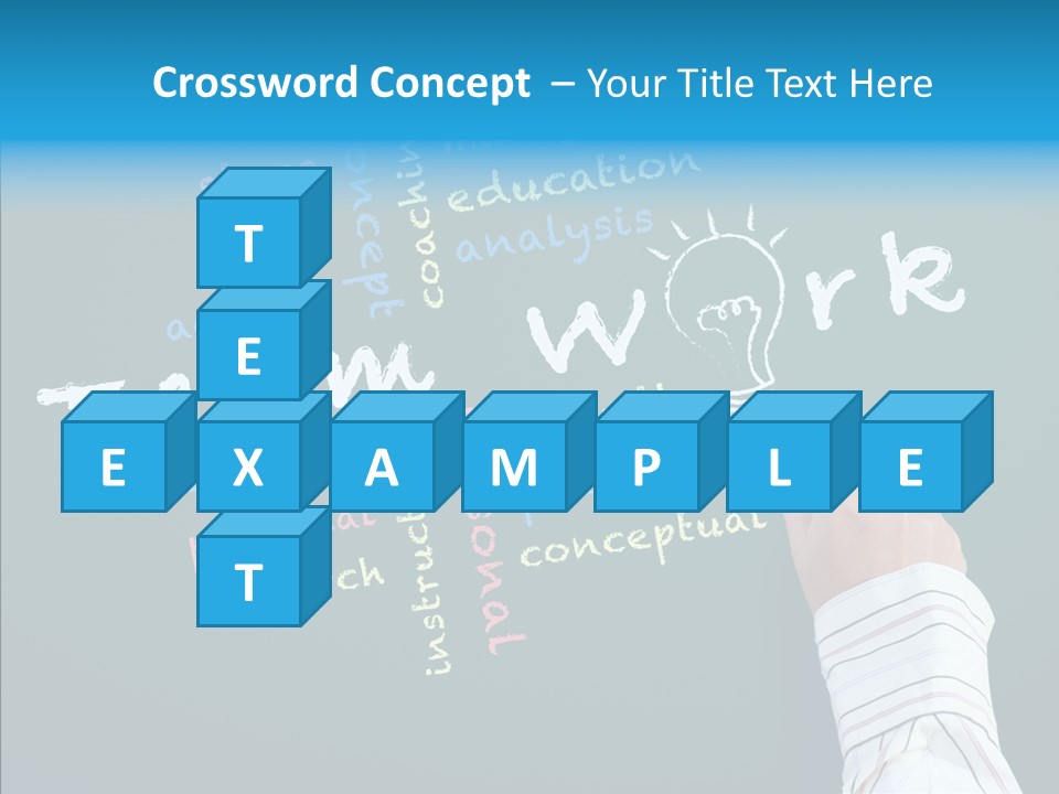 Vision Teamwork Motivate PowerPoint Template