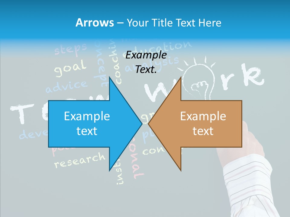 Vision Teamwork Motivate PowerPoint Template