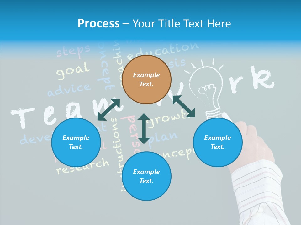 Vision Teamwork Motivate PowerPoint Template