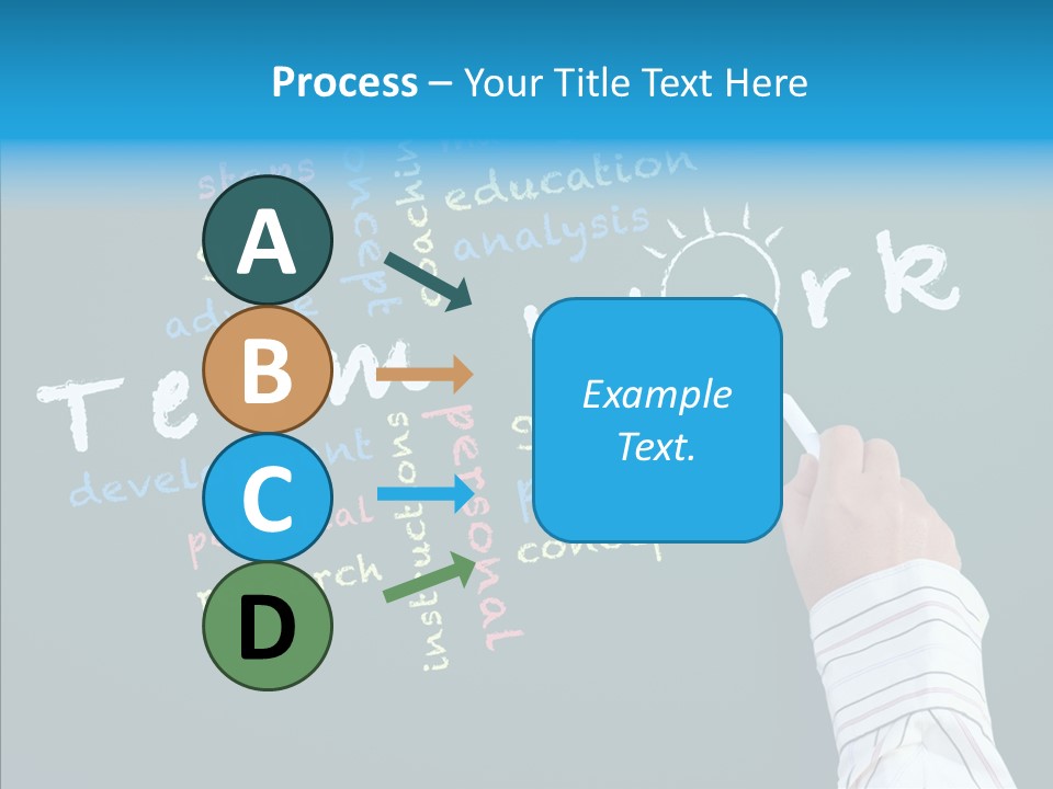 Vision Teamwork Motivate PowerPoint Template