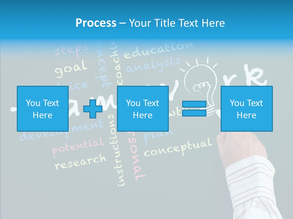 Vision Teamwork Motivate PowerPoint Template