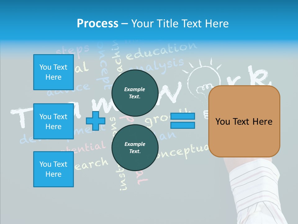 Vision Teamwork Motivate PowerPoint Template